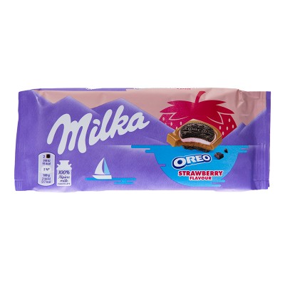 Milka Oreo сандвич ягода шоколад 92 гр.